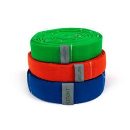 FLEXVIT Multi fitnessbänder verschiedene stärken orange/leicht grün/solide blau/stark