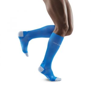 CEP Run Ultralight Socks kompressions strümpfe männer electric blue light grey