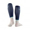 CEP the run socks tall v4 Laufsocken Kompression white blue hinten