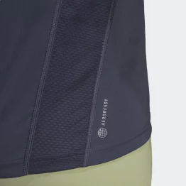 Adidas Own the Run T-Shirt damen dunkelblau detail mesh