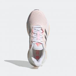 Adidas Solarglide 5 W Laufschuhe Damen weiß rosa von oben