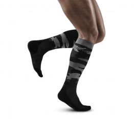 CEP Camocloud Socks tall herren schwarz grau gemustert