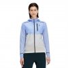 On weather jacket damen blau vorderseite
