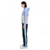 On weather jacket damen blau seite