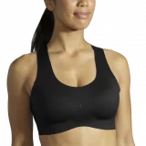 Brooks Dare Crossback Run Bra 2.0 High-Support Sport-BH schwarz frontal