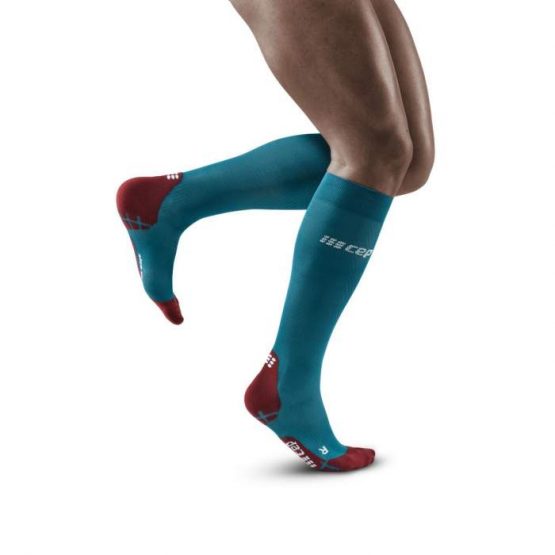 CEP Run Ultralight Socks kompressions strümpfe männer petrol dark red