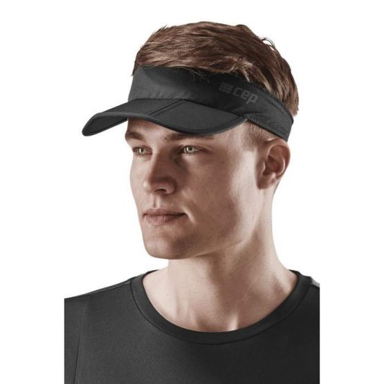 CEP The Run Visor unisex damen herren schwarz