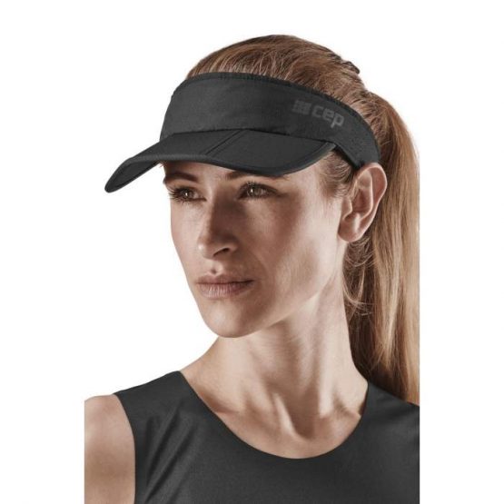 CEP The Run Visor unisex damen herren schwarz