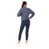 On Leightweight Pants Navy Damen vorne hinten