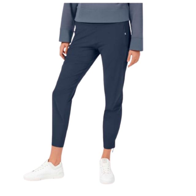 On Leightweight Pants Navy Damen vorne nah
