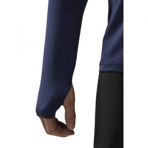 CEP Chevron Shirt Long Sleeve herren peacoat, blue detail daumenschlaufe am ärmel