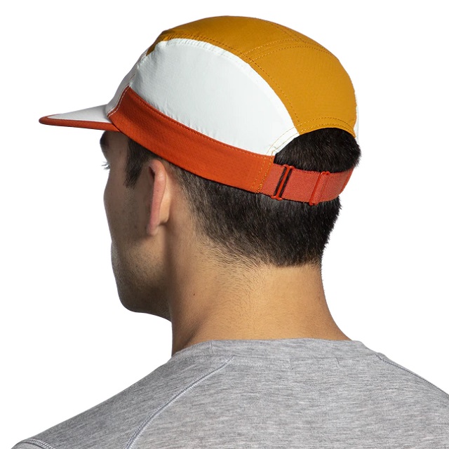 Brooks Propel Hat, Unisex Sportcap, mist/ ochre/ red clay, hinten