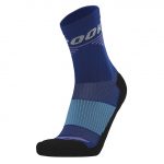 Brooks High Point Crew Laufsocken Unisex, aegean/bright purple, vorne