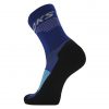 Brooks High Point Crew Laufsocken Unisex, aegean/bright purple, hinten