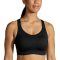 Brooks Dare Racerback Run Bra 2.0 High-Support Sport-BH, schwarz, vorne