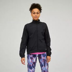 New Balance Impact Run Packable Jacke, Damen, schwarz, vorne