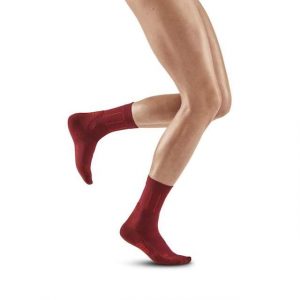 CEP Pinstripe socks running damen red seite