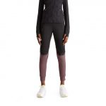 On Running Pants grape/black damen vorderseite