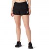 asics CORE 4IN SHORT damen black vorne