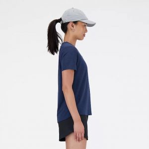 New Balance Athletics T-Shirt damen navy seite