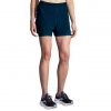 Brooks Chaser 5" 2-in-1 Short ocean drive damen vorne