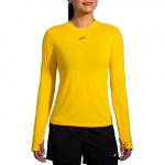 Brooks High Point Long Sleeve W lemon chrome vorne