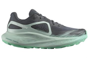 Salomon Glide max TR Ebony / Blue Haze / Cockatoo damen außen