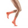 CEP Ultralight socks mid cut damen coral seite