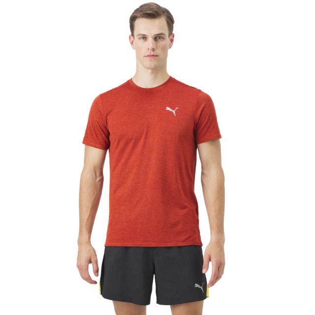 Run Favourite Heather Running T-Shirt Herren vorne fern