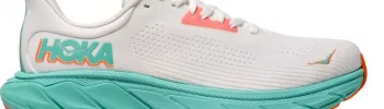 Hoka Arahi 7 frost / aqua glow außen