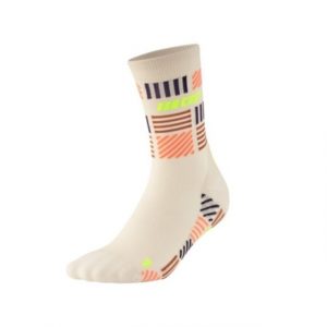 THE RUN LIMITED 2024.2 COMPRESSION SOCKS cream/yellow front