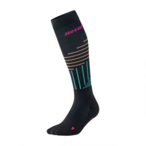 THE RUN LIMITED 2024.2 COMPRESSION SOCKS Tall black/pink front