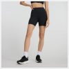 NB Sleek Pocket High Rise Short 6" black damen vorne