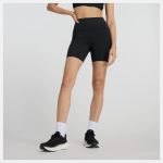 NB Sleek Pocket High Rise Short 6" black damen vorne