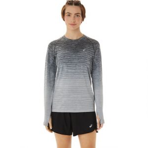 Asics SEAMLESS LS TOP Carrier Grey/Glacier Grey vorne