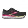 Brooks Ghost 16 Black/PInk/Yellow außen