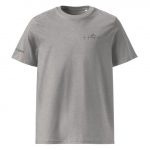 Premium T-Shirt EKG Läufer Carbon Grey vorne