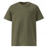 Premium T-Shirt EKG Läufer Military green vorne