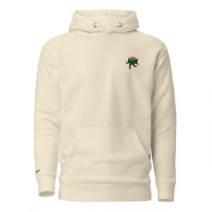 Unisex Premium Hoodie Running Sushi bone vorne