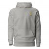 Unisex Premium Hoodie Running Maultasche carbon grey vorne