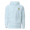Unisex Premium Hoodie Running Maultasche Maroon vorne