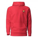 Hoodie Running Fischbrötchen red vorne