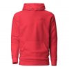 Hoodie EKG Läufer red vorne