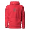 Unisex Premium Hoodie Running Pac-Man red vorne