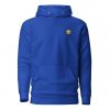 Hoodie Running Fischbrötchen blue vorne