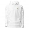 Hoodie Running Weizenglas white vorne