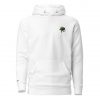 Unisex Premium Hoodie Running Sushi white vorne