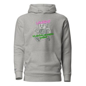 Unisex Premium Hoodie Run Desire carbon grey vorne