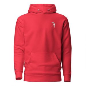 Unisex Premium Hoodie Running Wurscht red vorne