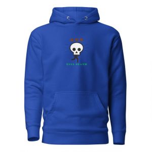 Unisex Premium Hoodie Run till death blue vorne